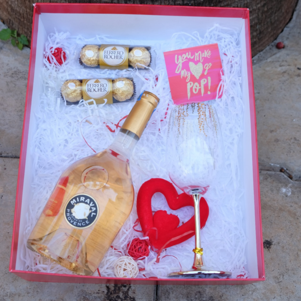 Miraval Rose Valentine's Gift Box